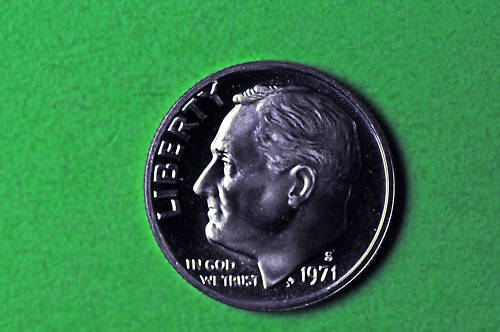 1971-S  Deep Cameo  Roosevelt Dime  US GEM  Proof  Coin