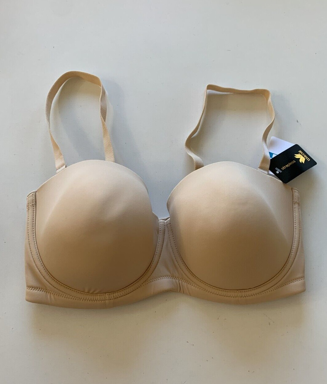 NWT! Wacoal Women's Sz 36DD Red Carpet Strapless Underwire Bra 854119 Nude