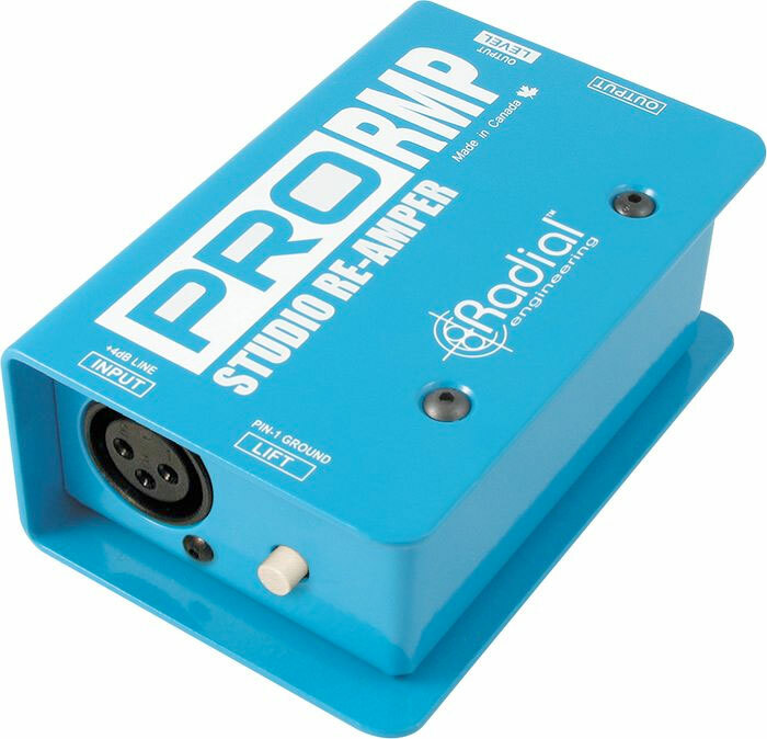 Radial ProRMP Studio Re-Amper Passive Re-Amping Direct Box, New!