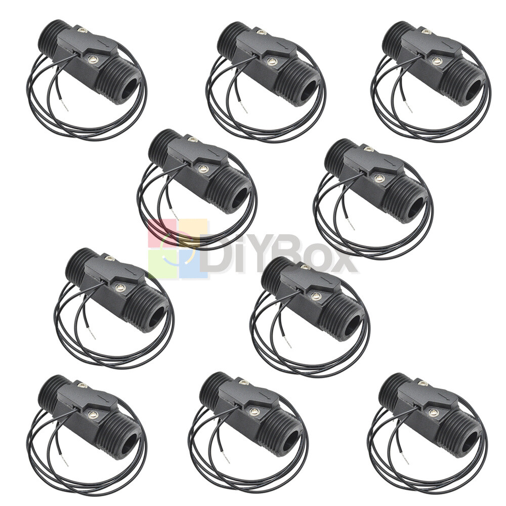 1/5/10PCS AC 220V 3A 22mm Plastic Vertical Horizontal Magnetic Water Flow Switch