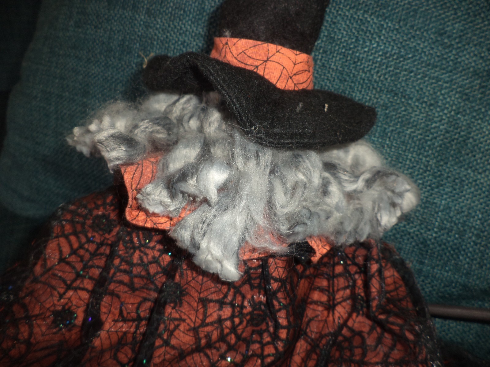 Halloween Witch Stuffed Fabric 21 Inches Scary