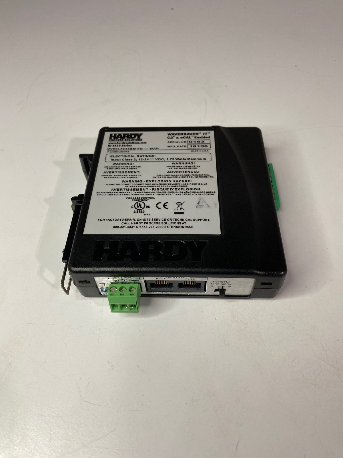 ONE (1) HARDY Weight Processing Module HI6610-WP (NEW)