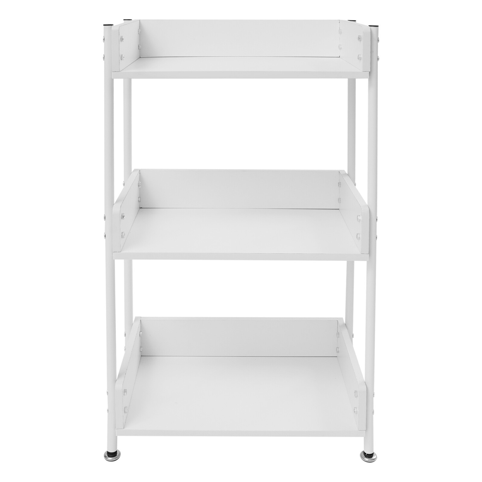3 Tier Portable Bookshelf Bookcase For Small Space Dorm Open Three Shelf Display