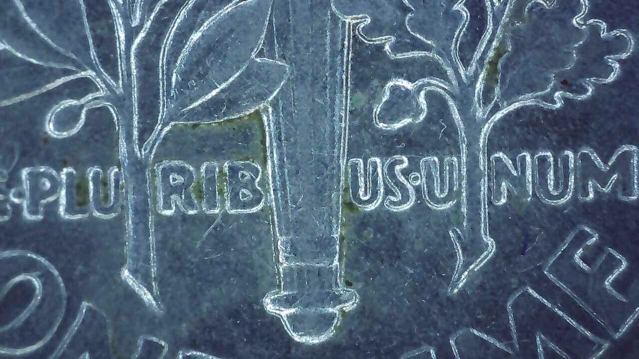 1993 P Dime error DDR and misaligned die