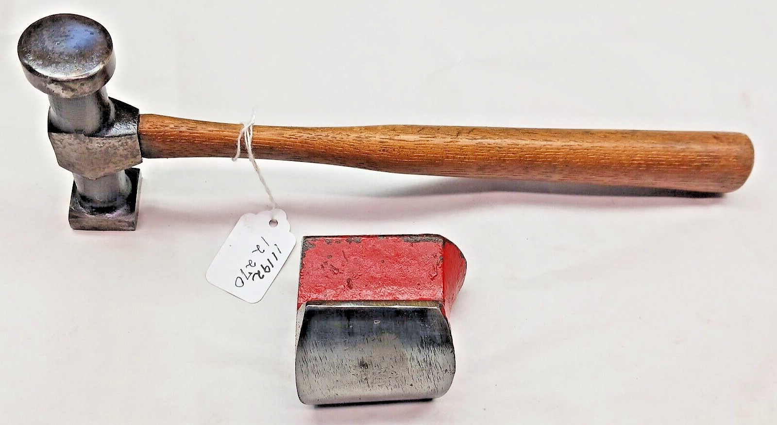 Auto Body Tools, Vintage BONNEY Dolly-Dent Hammer & unmarked Anvil