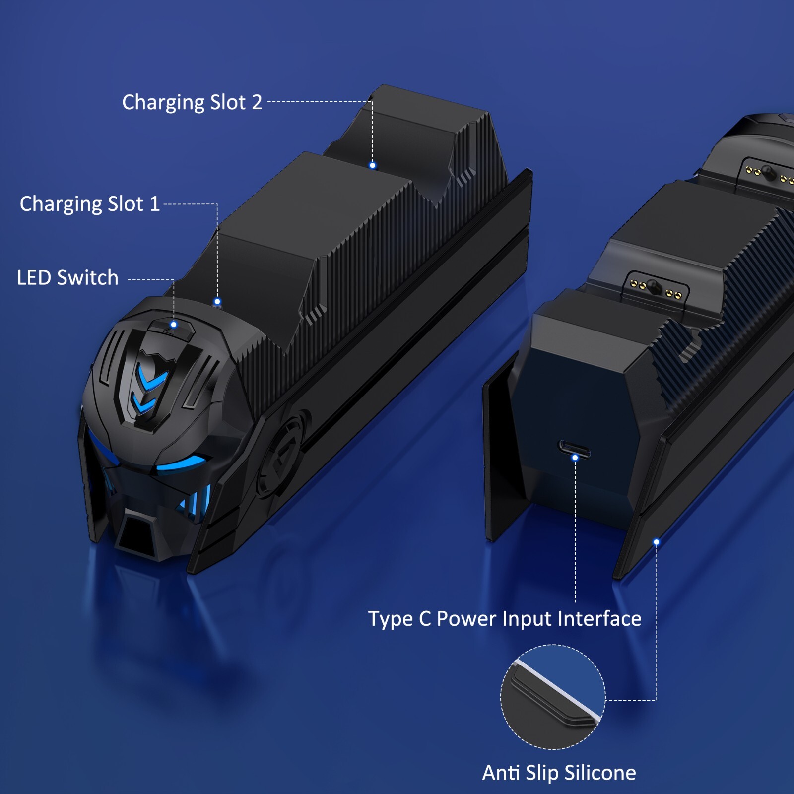 PS5 Controller Charger Station Dock For Playstation 5 Dualsense PS5 Controllers