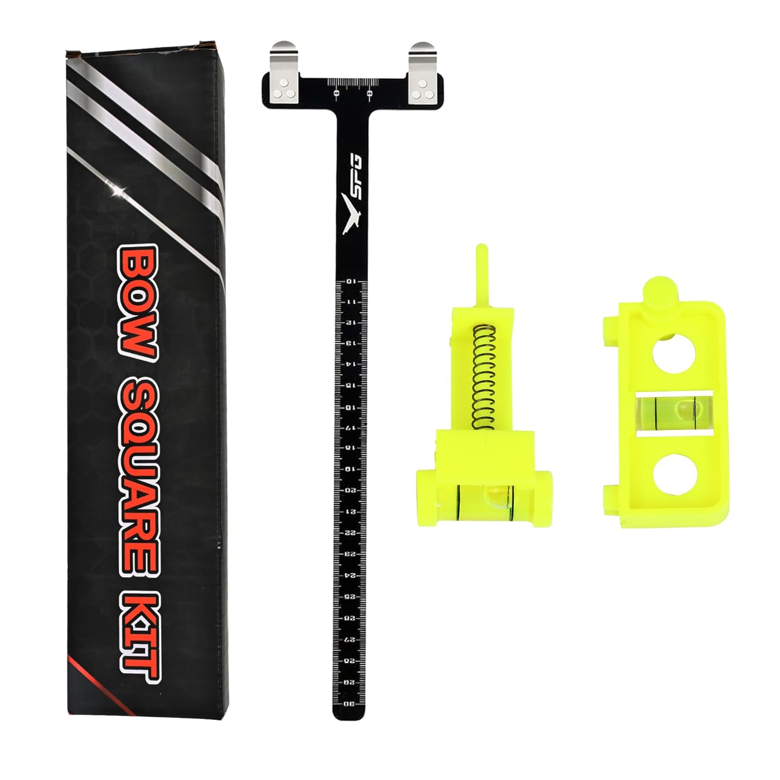 SPG Bow Square Level Kit 2-Pack - Archery String Turning Yellow