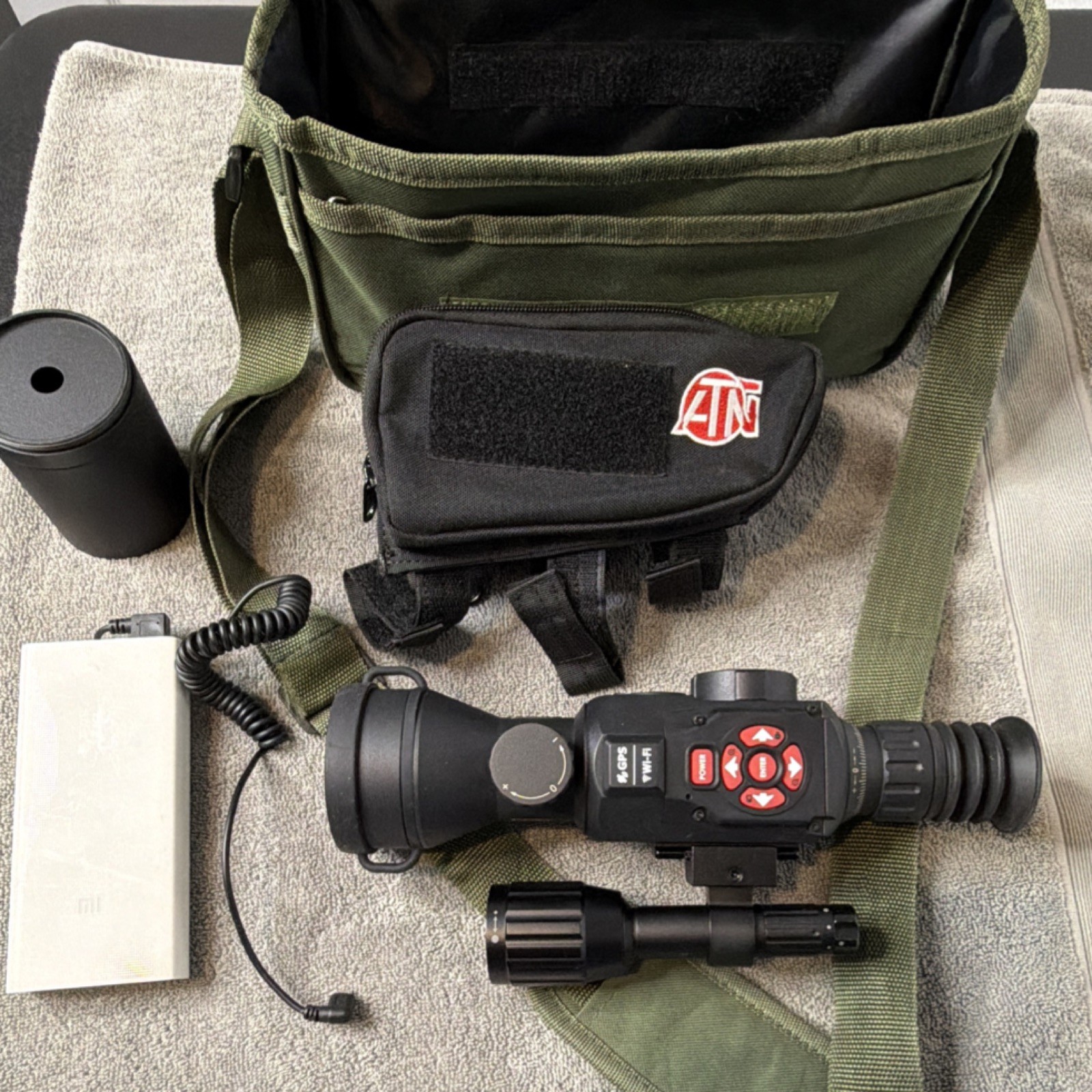ATN X-Sight HD Hunting Rifle Scope GPS Wi-Fi Black w/ Accessories & Case