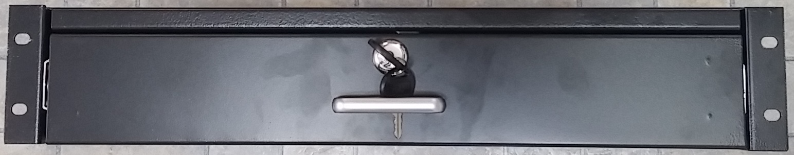 2U DRAWER Lockable Steel 16” Deep for your GO BOX or SHACK RACK