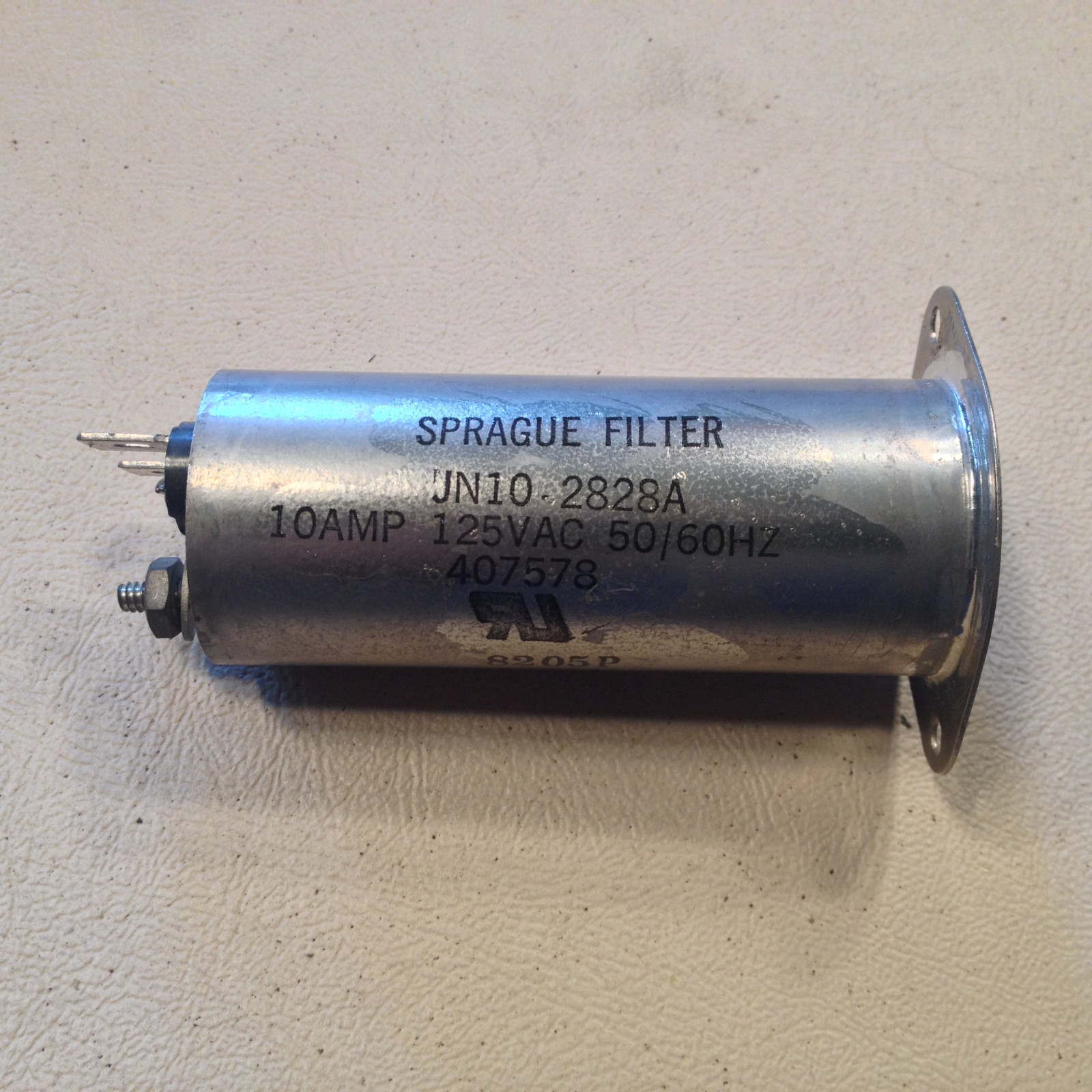 Sprague JN-10 Filter 10amp, 125vac, NOS