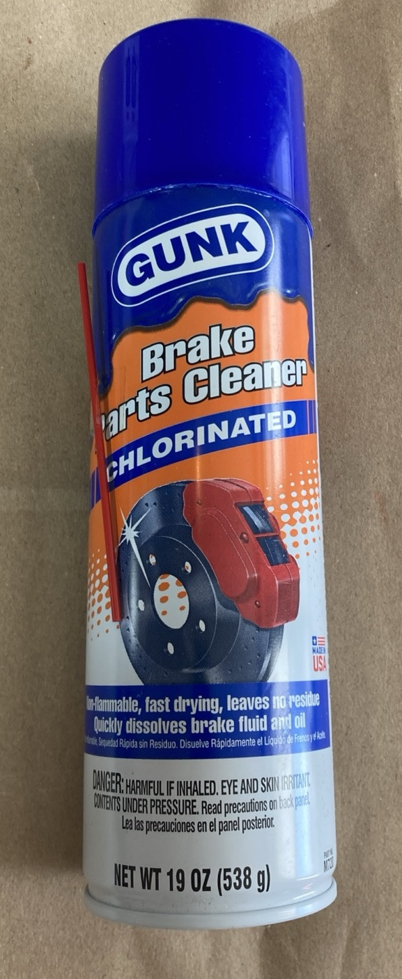 Gunk M720 19 oz. Can of Chlorinated Brake Fluid Parts Cleaner Spray