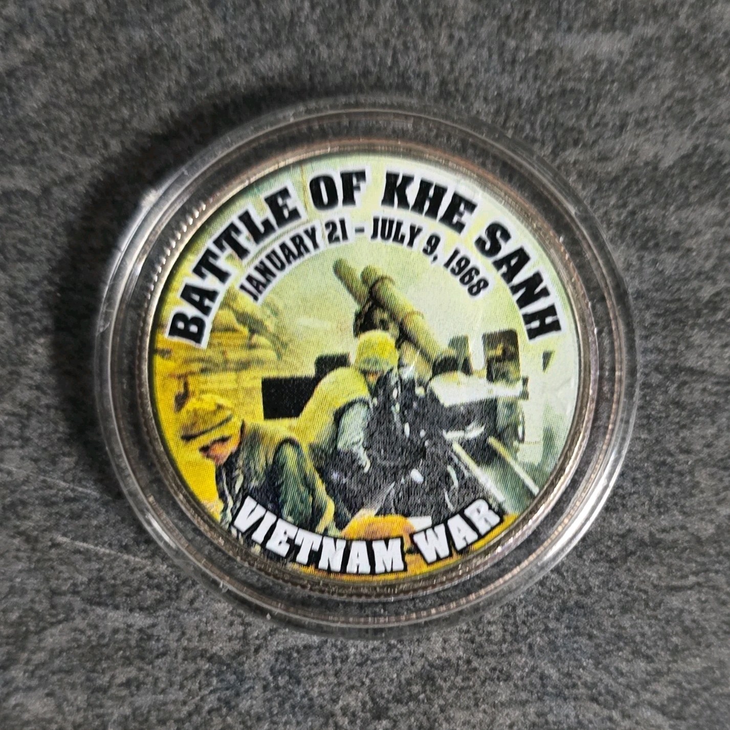 Battle of Khe Sanh Vietnam War Fantasy Issue Coin Half Dollar Design 1968