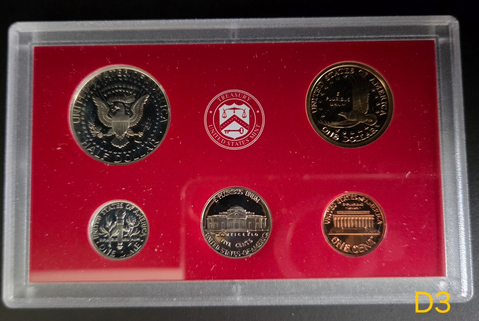 2000 (S) US Mint Silver Proof Set with 5 State Quarters COA *Free Shipping*