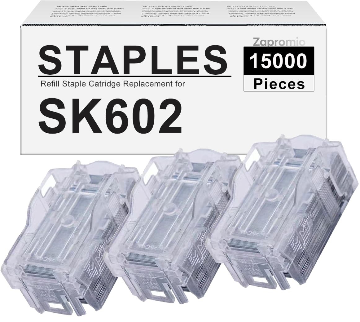 ** NEW Konica Minolta SK602 Staple Cartridges | 15,000 Staples Total | 3-Pack
