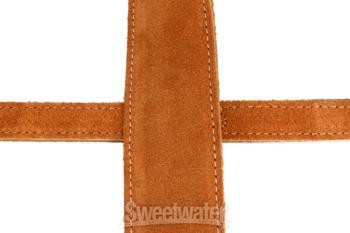 Levy's MS12 Suede Guitar Strap - Honey