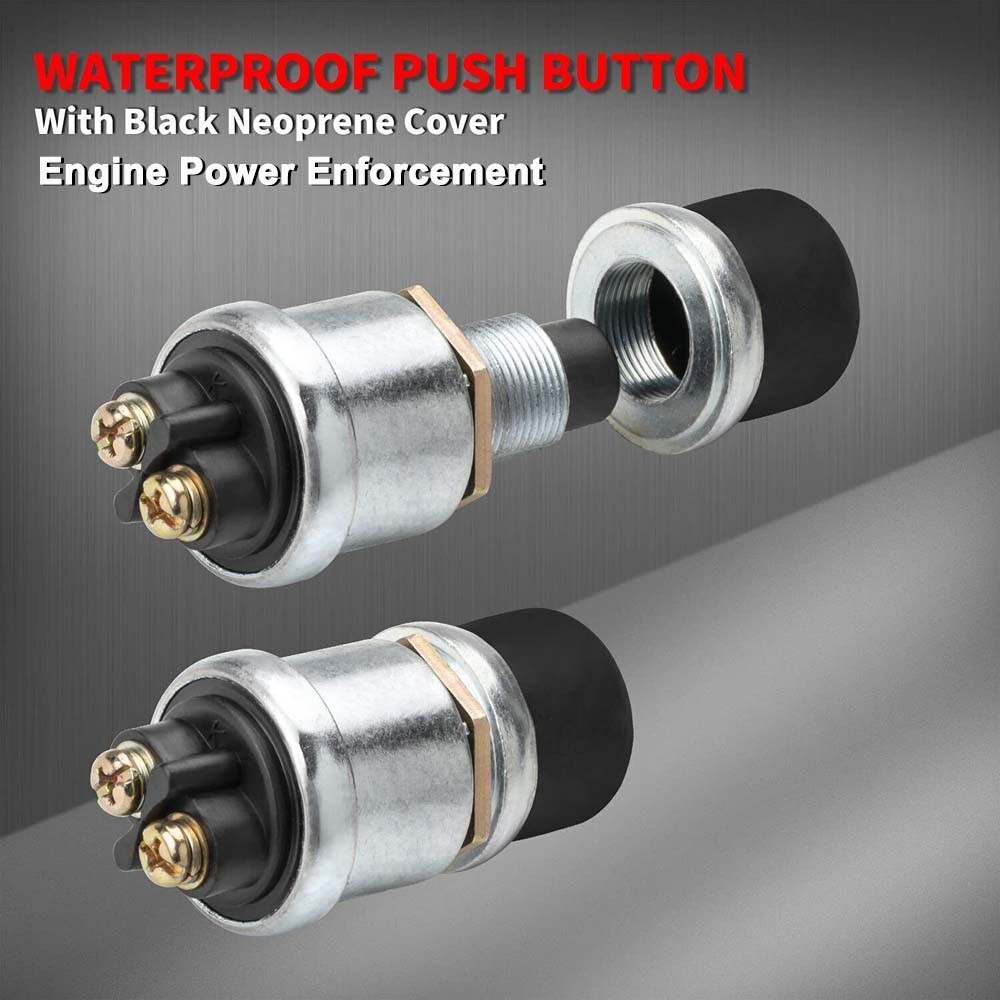 Push Button Momentary Starter 50A Ignition Switch On-Off 12V DC For Car marine