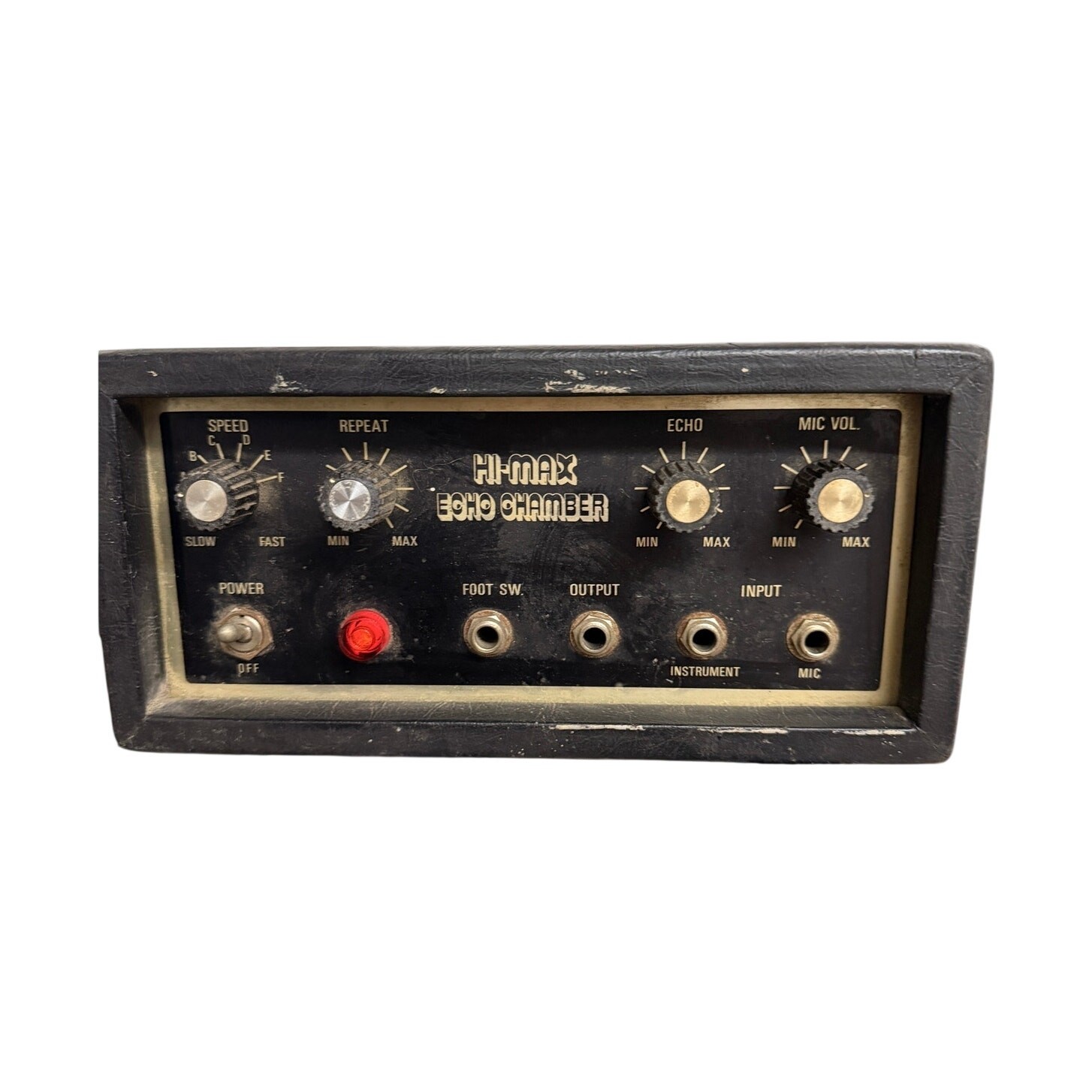 Vintage Hi-Max Echo Chamber Tape Delay MIJ Kastam Electronics – Powers On