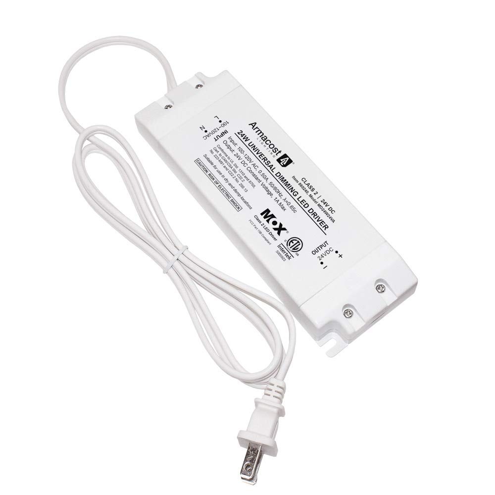 Hting 860240 For Led Lighting With Removable Ac Cord 24 Watt White