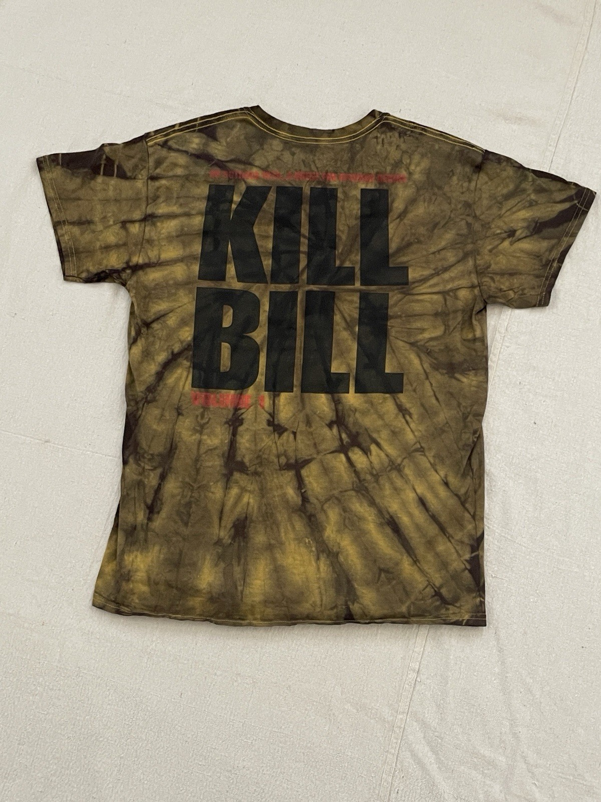 Kill Bill Vol. 1 & 2 Tie-Dye Promotional Movie T-Shirt Medium 100% Cotton