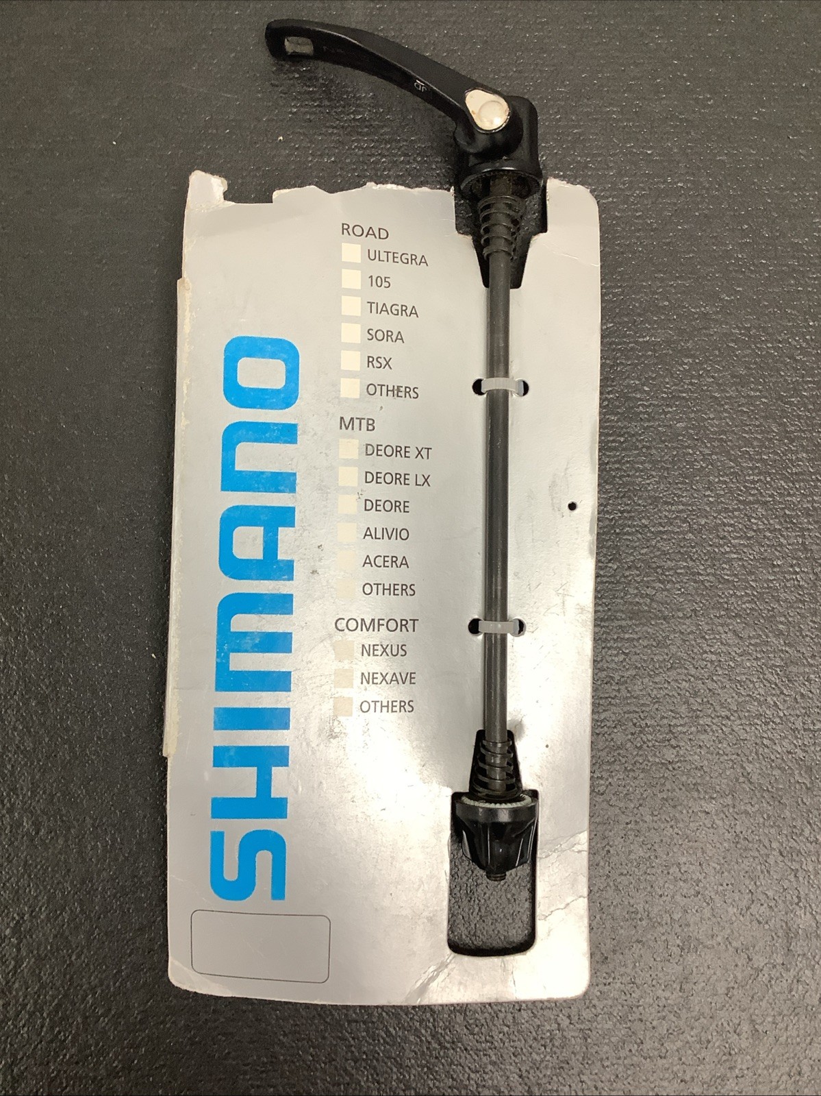 NOS Shimano FH-M665 Y3D398010 Deore LX Rear 168mm Bike Quick Release