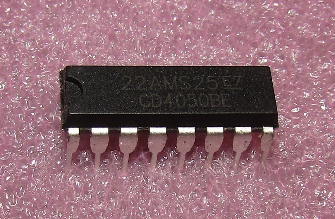10 Pieces CD4050 CD4050BE CD4050B CMOS Hex Non-Inverting Buffer/Converter DIP16