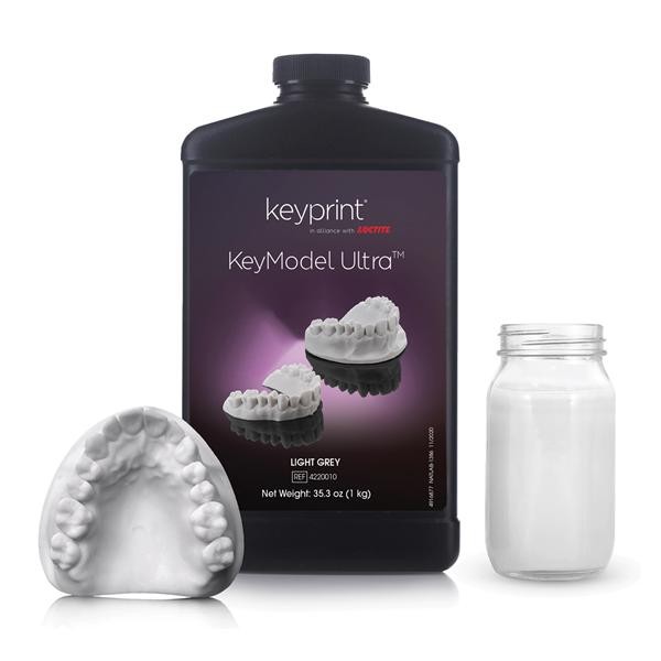 Keystone 4220010 KeyModel Ultra Light Photopolymer Resin Grey 1Kg