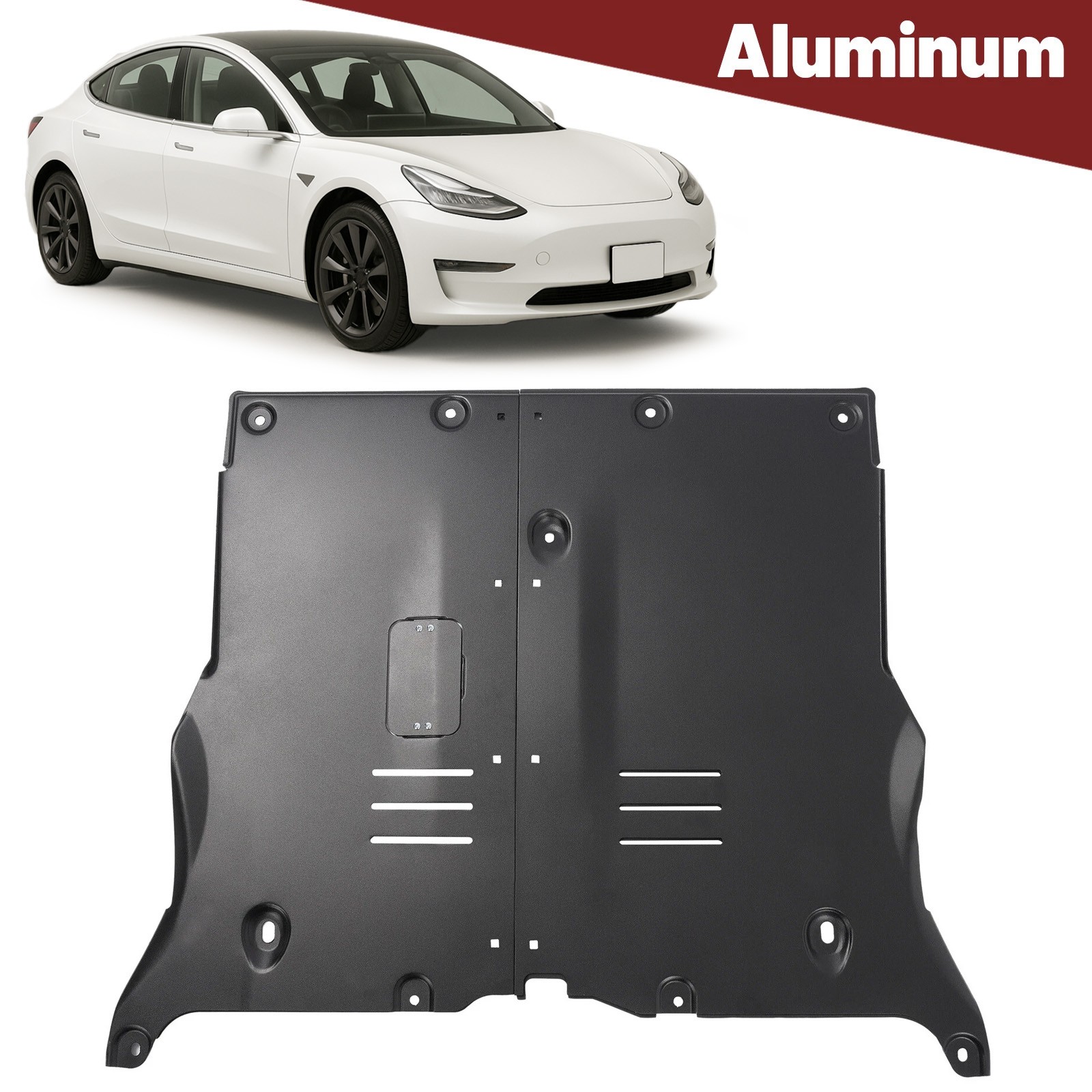 Front Skid Plate Under Engine Guard Cover For Tesla Model 3 & Y 2017 2018-2024