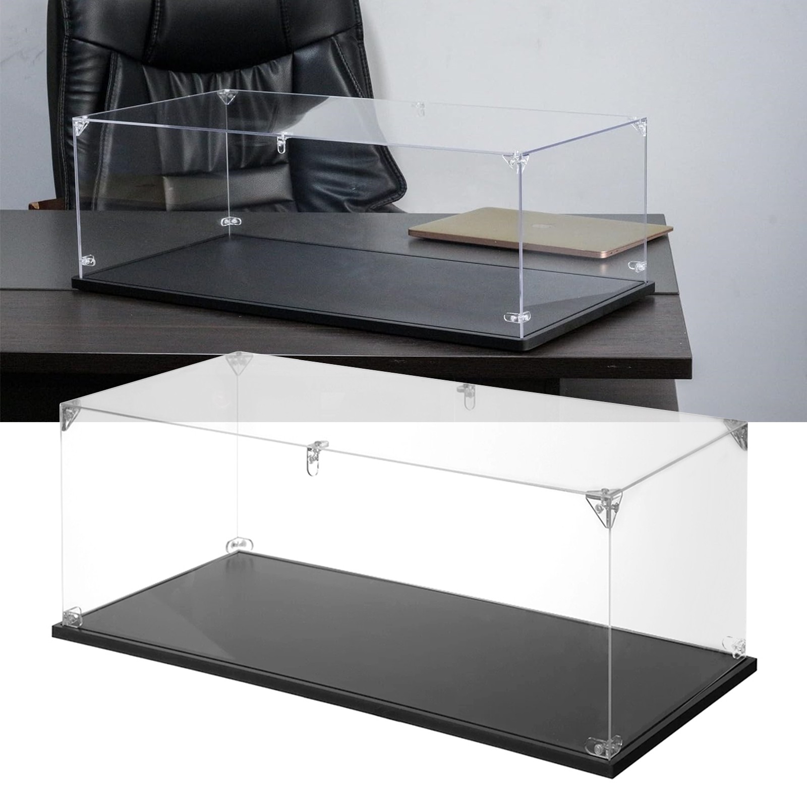 Display Case Clear Acrylic Dustproof Box for 1:14 Scale Collectibles Model