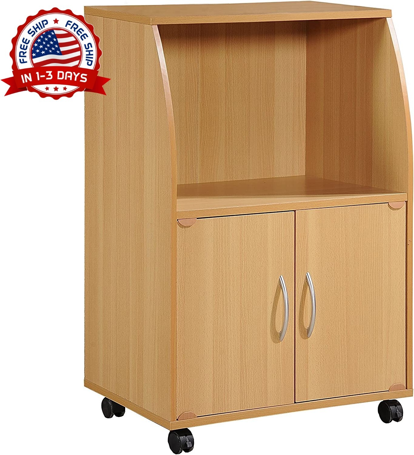 Mueble De Cocina Carrito Para Microondas Almacenamiento Despensa Alacena Compact