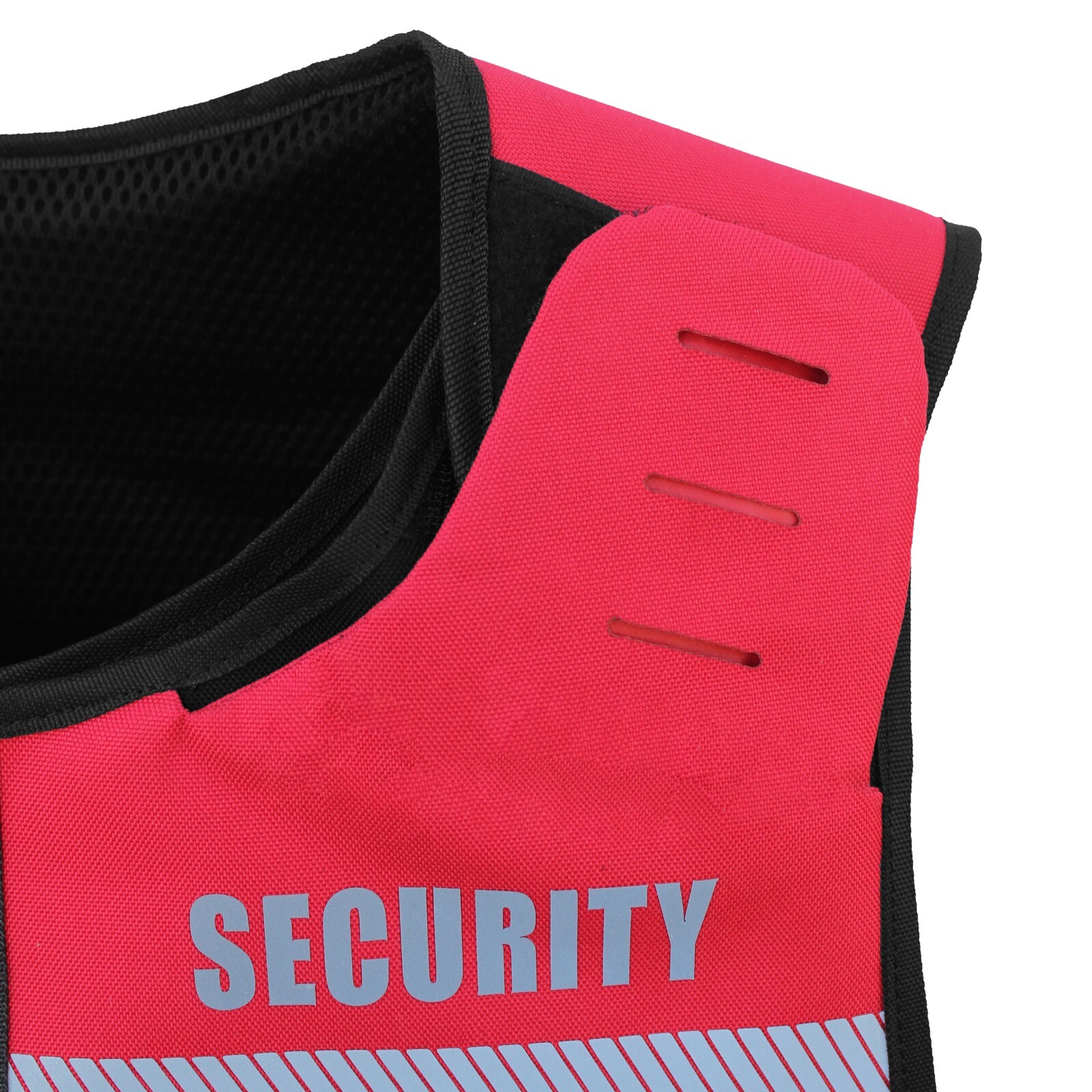 Tactical Security Breathable Adjustable High Visibility Laser Cut Patrol Vests