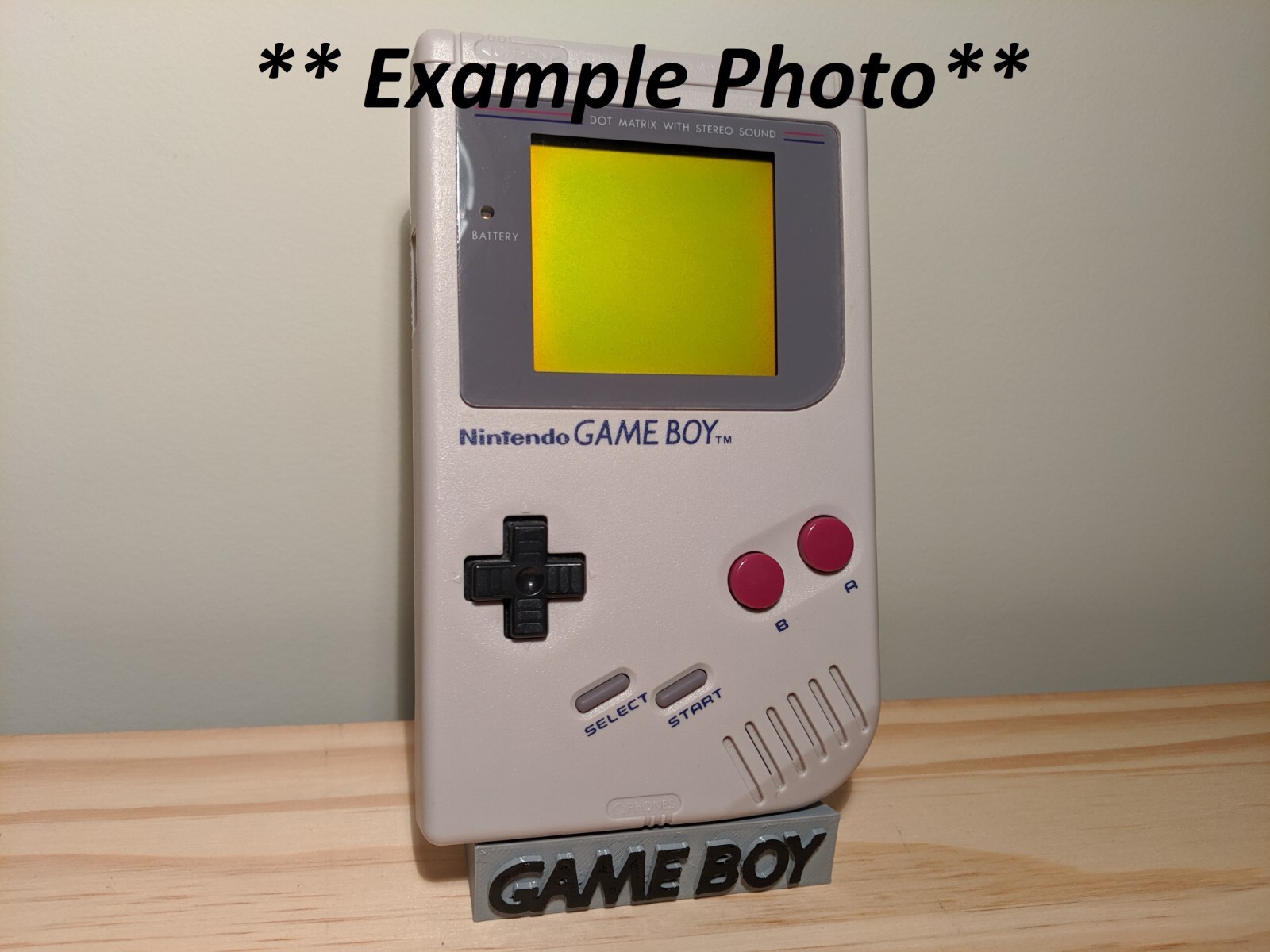 Original Nintendo Gameboy DMG-01 Display Stand - Snug and Secure!