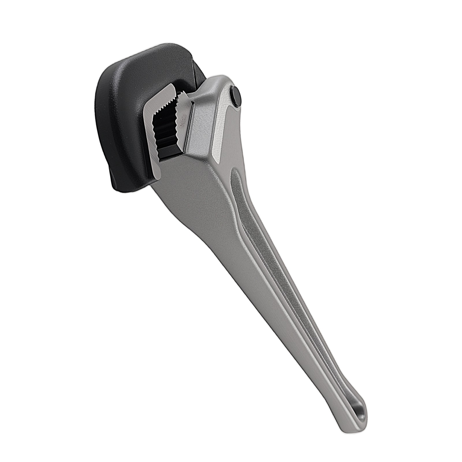 18 Inch Self-Locking Aluminum Pipe Wrench Automatic Jaw Straight Heavy Duty