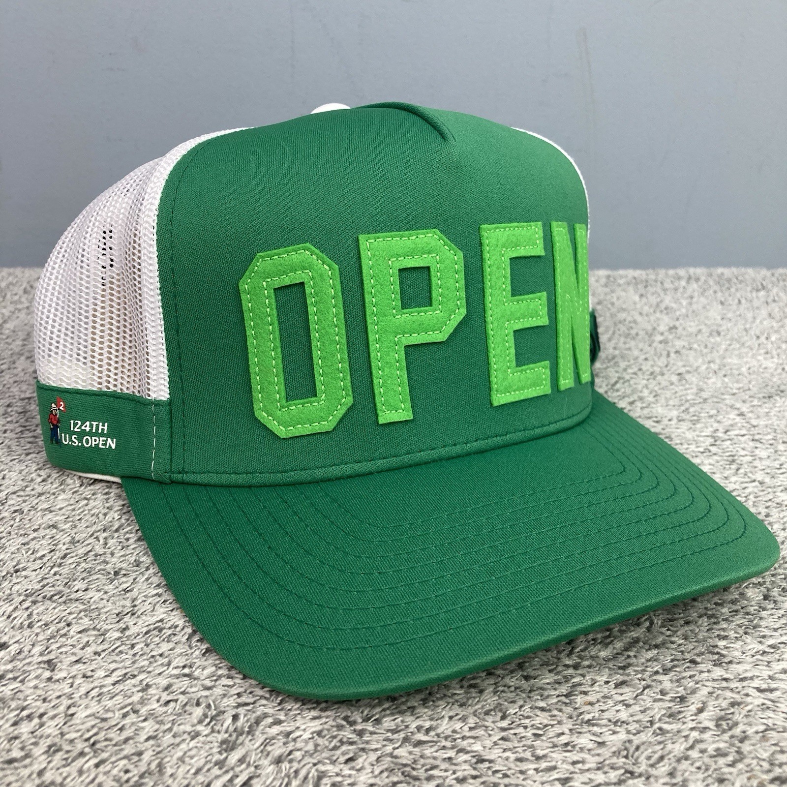 G/Fore 2024 US Open Pinehurst 124th Golf Hat Green Snapback Men Bryson