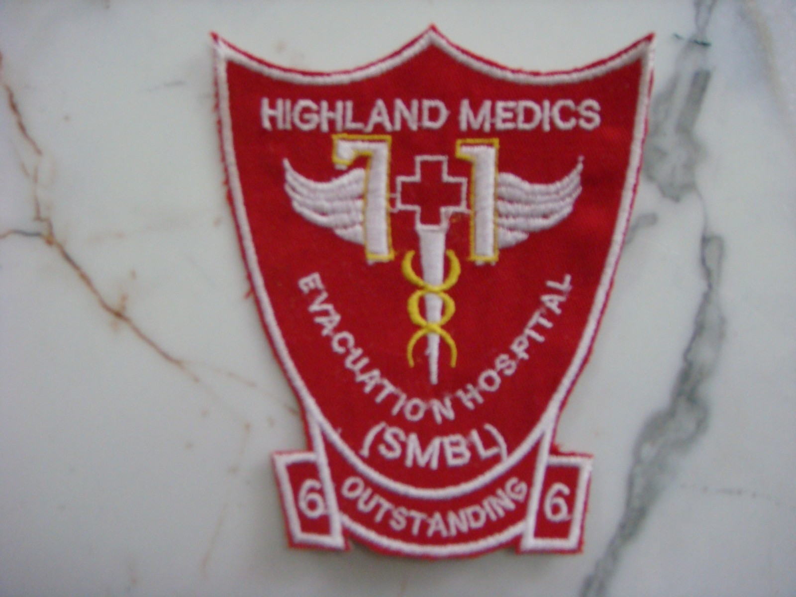 US 71st EVACUATION HOSPITAL HIGHLAND MEDICS, VIETNAM WAR PATCH