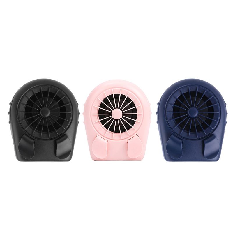 USB Mini Clip Waist Fan USB Quiet Personal Fan for Outdoor Sports Camping Party