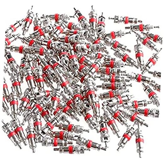 600Pcs Premium Tyre Tire Valve Cores - Valve Stem Core Part Replacement,