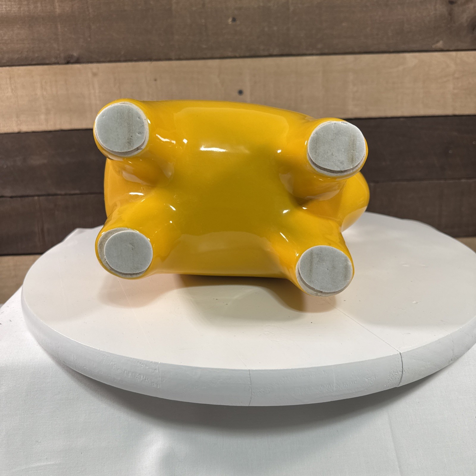 Beautiful Large Yellow Alpaca Planter