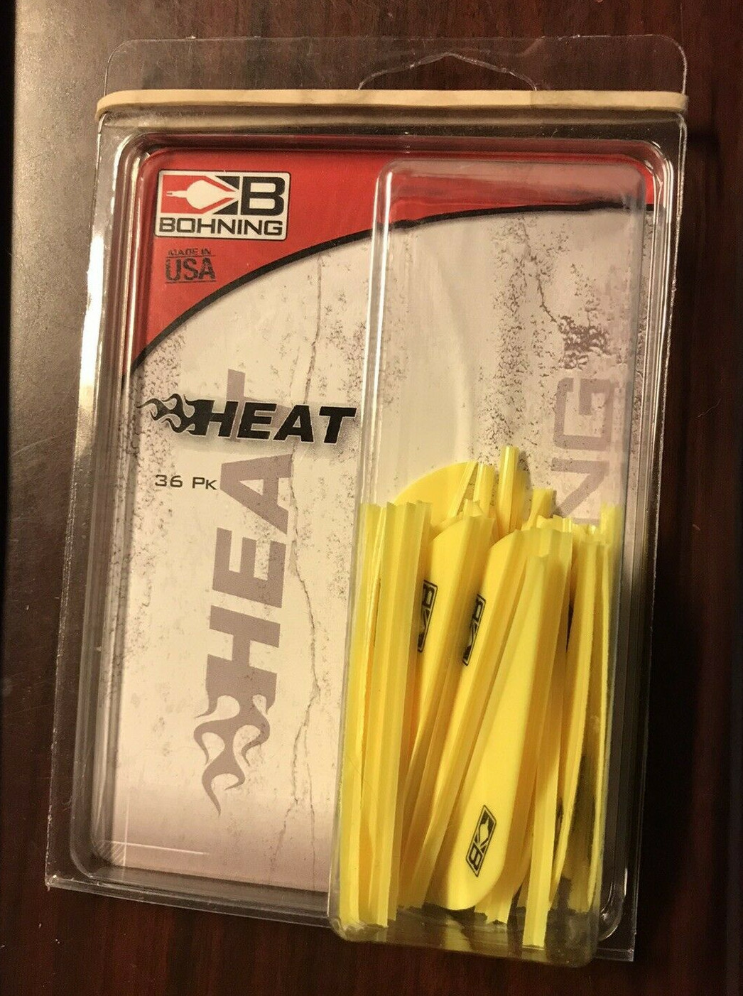 Bohning Low Profile Lightweight Hunting Vane 2.5 In Neon Yellow 36/Pk