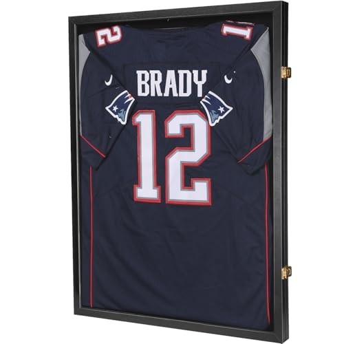 Jersey Frame Display Case ,Jersey Shadow Box with 98% UV Protective Acrylic D...
