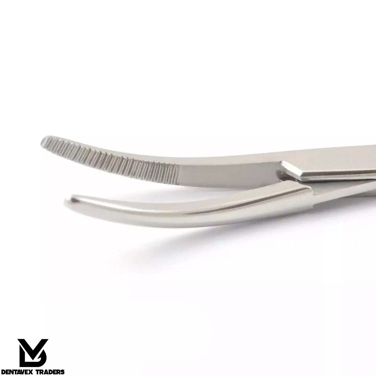 Dental Kelly Locking Forceps 5.5" – Curved Hemostat Surgical & Vet Pliers