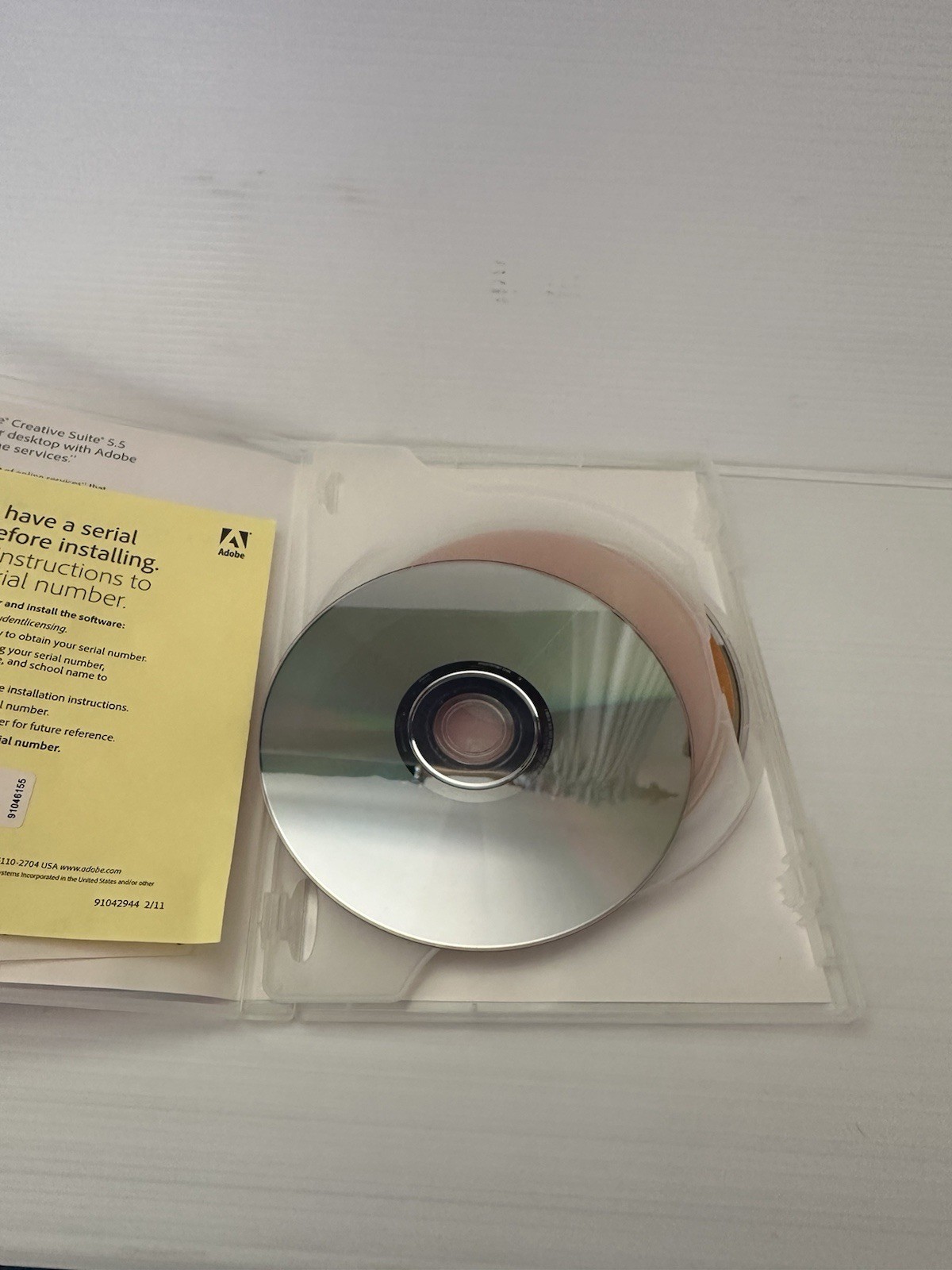 Ad0be Creative Suite 5.5 Design Standard Mac OS Student & Teacher W/Code &Serial