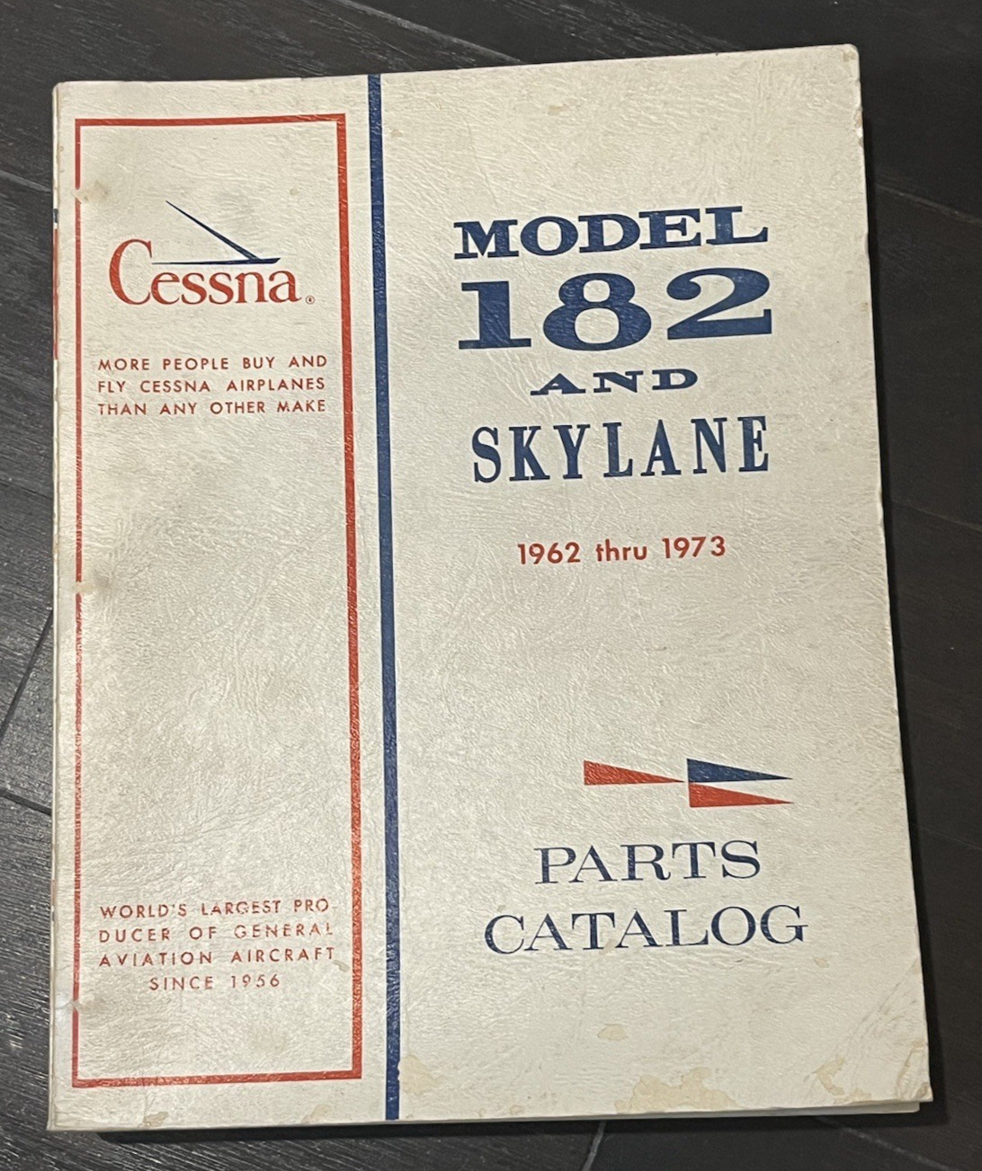 1962 - 1973 CESSNA 182 Series and Skylane Parts Catalog Manual P515-12 Original