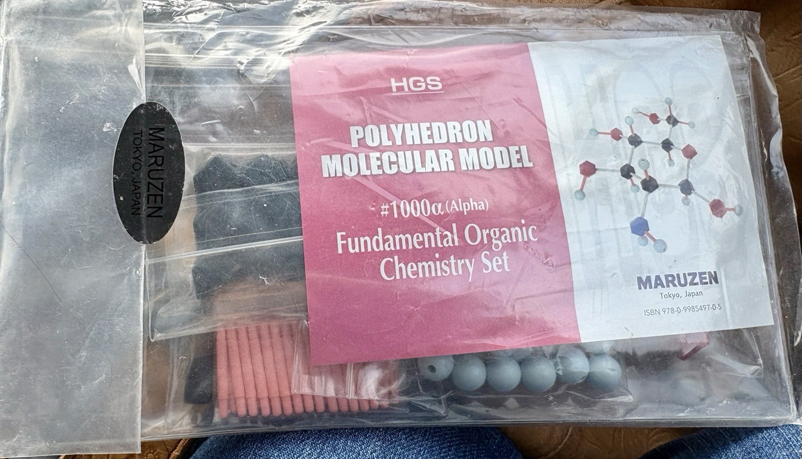 Maruzen HGS Polyhedron Molecular Model #1003A Organic Chemistry Basic Kit New