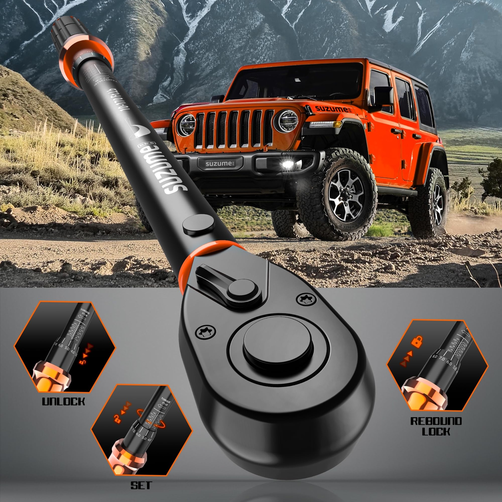 Torque Wrench 1/2 Drive 10170 Ft. Lb/ 14231 N.m ฑ3% High Accuracy Torque Wrenc