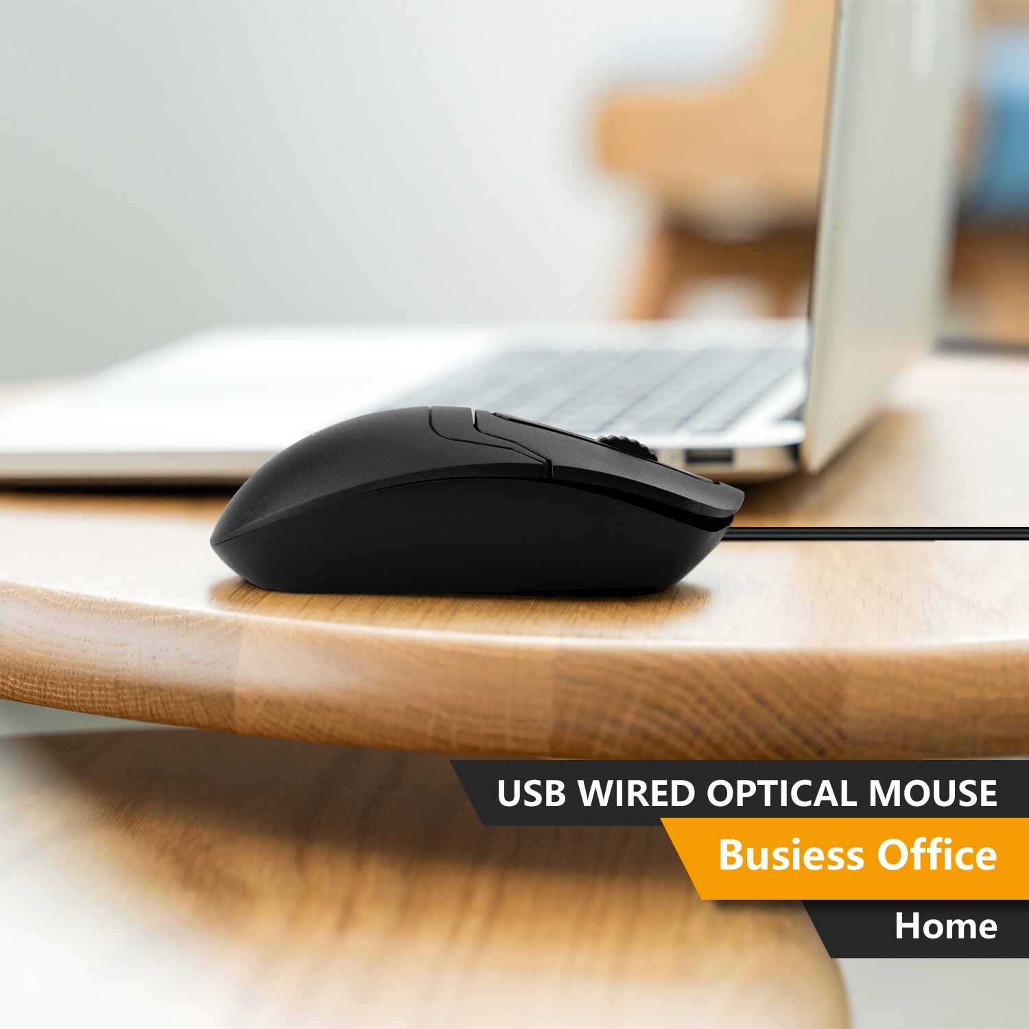 USB Mouse, Wired Optical Computer Mouse with Scroll Wheel,1000 DPI Plug and Play