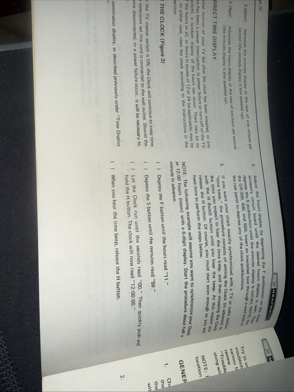 Heathkit Assembly Manual for GRA-2000-1 TV Clock Accessory Ok Condition Used