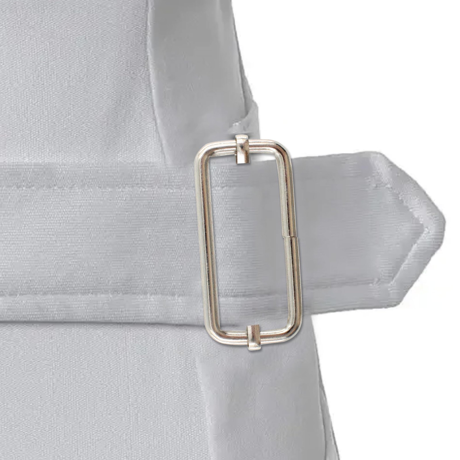 12PCS 2Inch Metal Tri-Glide Slide Buckles, Rectangle Adjustable Webbing Slider f