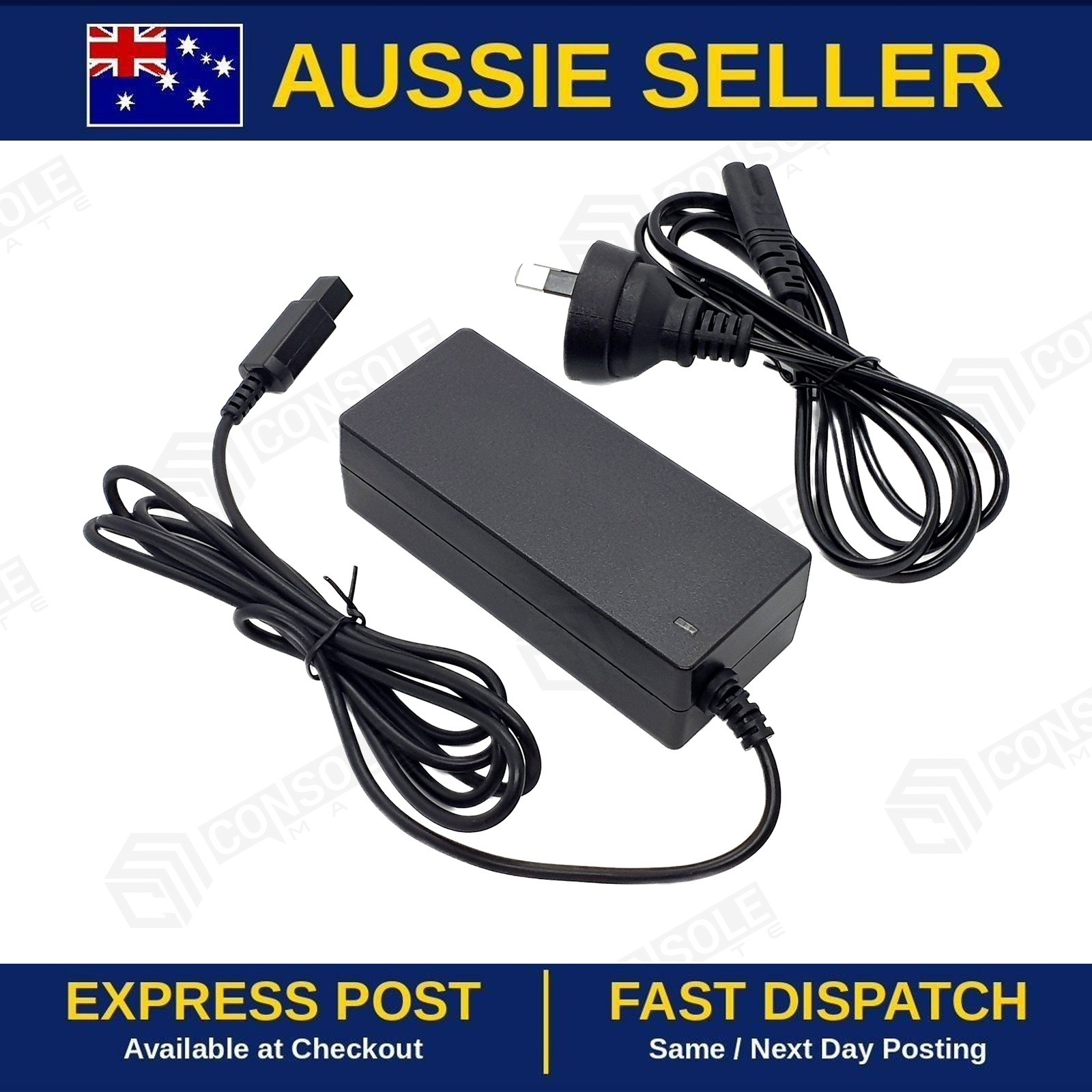 Nintendo GameCube Replacement Power Supply Cable 260cm Long Lead | AU Plug New