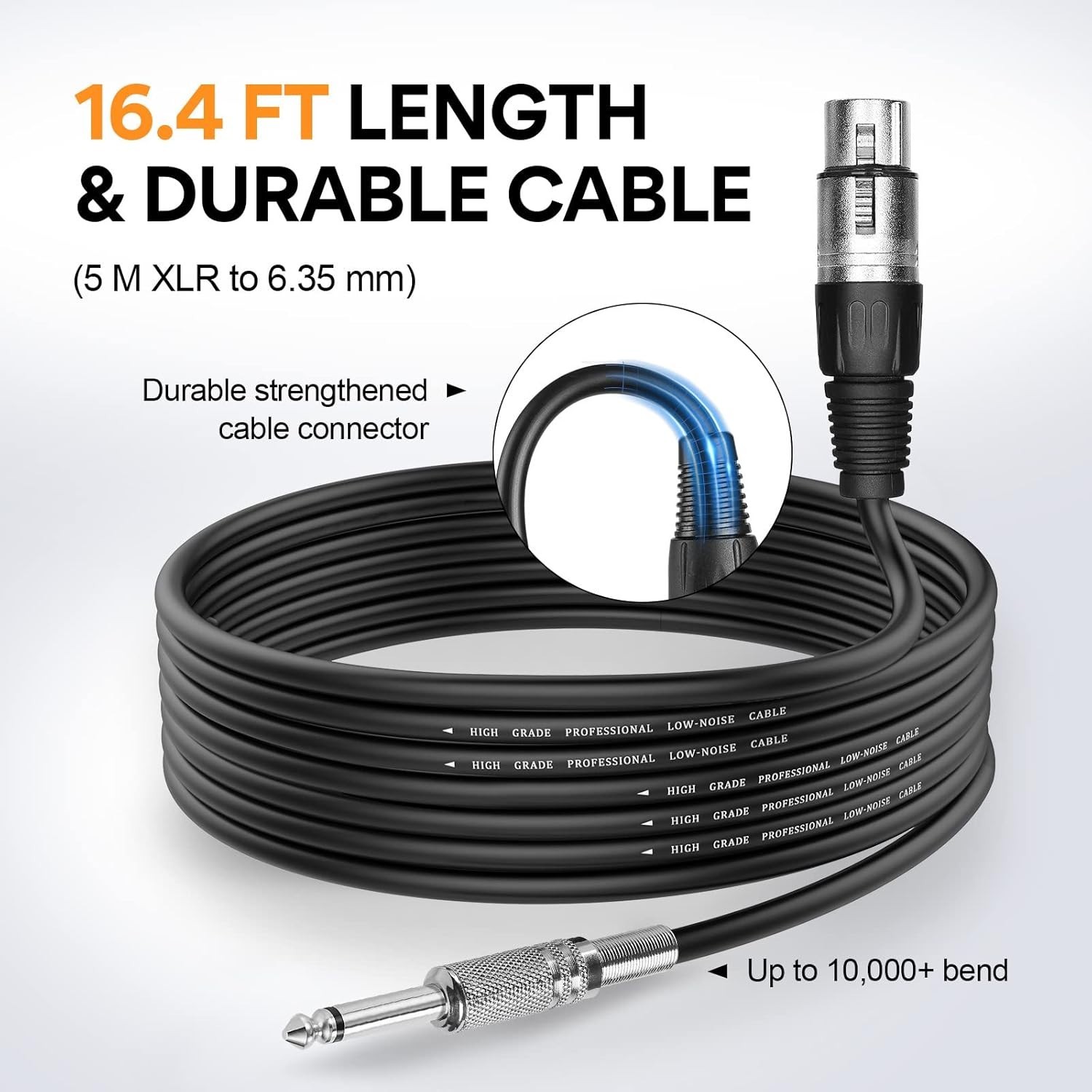 OneOdio ON55 Wired Microphone for Singing With Mic Clips Condenser Dynamic Mic