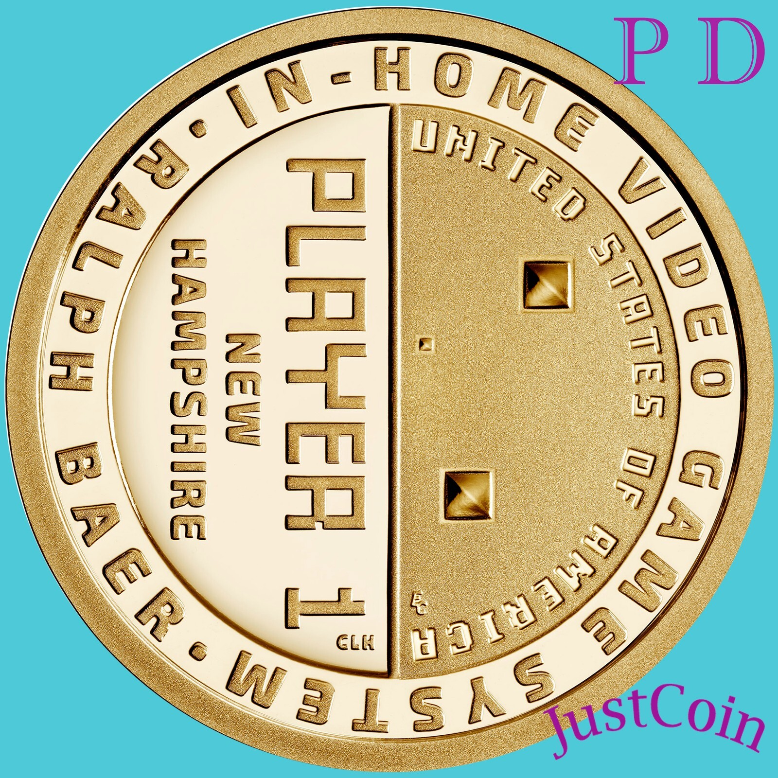 2021 P&D NEW HAMPSHIRE (NH) VIDEO GAME INNOVATION UNCIRCULATED TWO DOLLARS SET